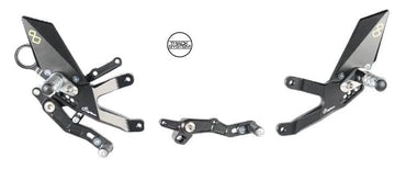LighTech Adjustable Rearsets for BMW S 1000 R 2017-22